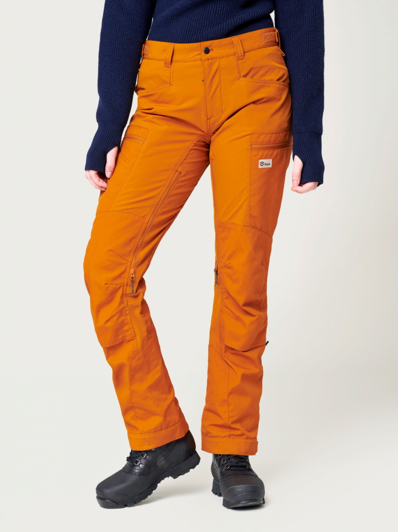Women's Trekking Pro Pants - Burnt Orange in the group Women's / Pants - Women's / Outdoor- & hiking pants - Women's at Röyk (29073436_r)