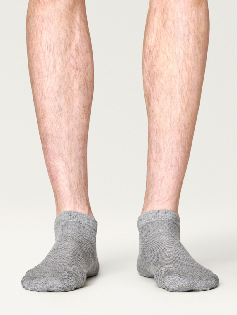 Everyday Merino Short Socks - Dark Grey in the group Accessories / Socks / Short socks at Röyk (601133436_r)